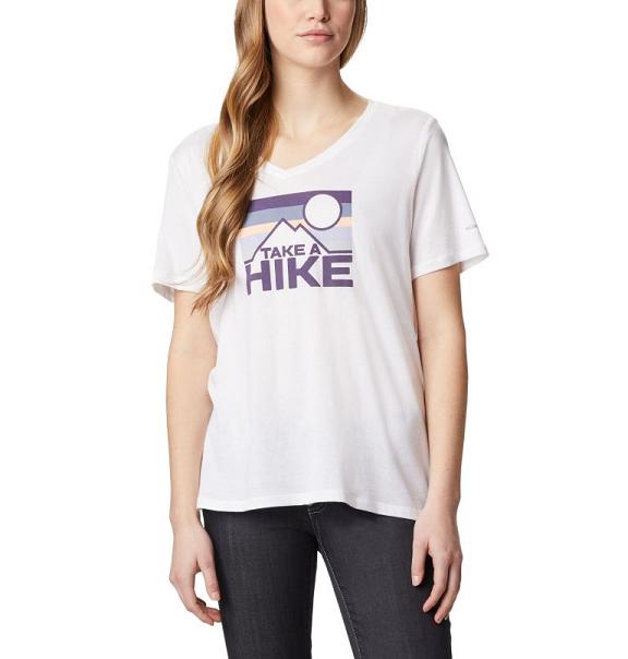 Columbia Mount Rose T-Shirt White For Women's NZ86974 New Zealand